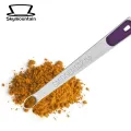 Stainless Steel Measuring Spoons 5pcs Measuring Spoon Set Mini Colorful Silicone Stainless Steel Long Handle Food Grade Precise Measurement Scoop Kitchen Gadgets Long Handle Measuring Spoons. 