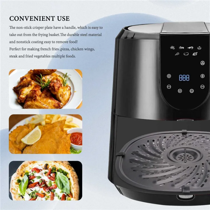 Air%20Fryer%20Replacement%20Grill%20Pan%20for%20Power%20XL%20Gowise%207QT%20Air%20Fryers,Nonstick%20Coating%20Crisper%20Plate,Air%20Fryer%20Part%20-%20Image%205