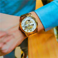 Watch For Men Transparent Fashion Diamond Luminous Gear Movement Classic Design Top Brand Luxury Men's Mechanical Skeleton Watch. 