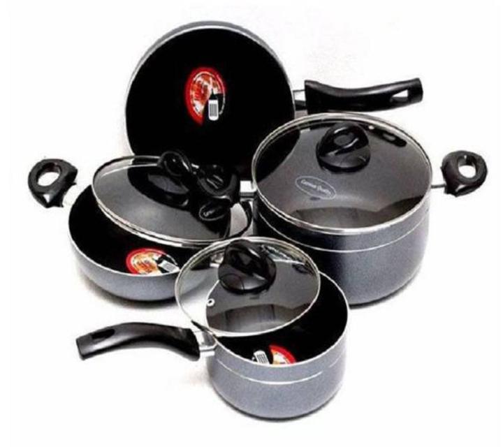 Non Stick 7 Pcs Cookware Set