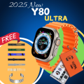 Y80 Ultra (8+1) Straps Smart Wireless Charging Watch By ByteBox. 