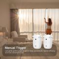 2pcs 3 in1 Intelligent Curtain Motor Home Electric Curtain Opener No Wiring with Remote Controller for I-Rail/U-Rail/Roman Rod-02. 