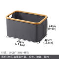 Dirty laundry basket, household storage basket, foldable laundry basket, bamboo fabric, high-value storage basket for clothes.