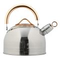 Stainless Steel Whistling Kettle Tea Pot 3L Tea Kettle With Ergonomic Handle Whistling Teapot For Induction Cookers Gas Stoves. 