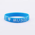 Adjustable Silicone wristband Trendy Silicone Ink filled Rubber bracelet Rubber Music wristband for Rock music fans Music. 