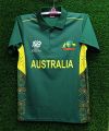 T20 World Cup 2024 Australia Cricket Team Half Sleeve Polo Jersey -/T20 world cup jersey. 