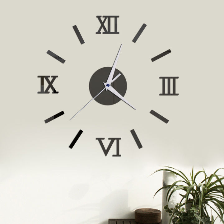 Roman%20Clock%20Mirror%20Sticker%20Wall%20Clock%203d%20Stereo%20Stickers%2036cm%20above%20DIY%20Non-Toxic%20and%20Environmentally%20Friendly%2080%20Gram%20%E3%80%82%20-%20Image%205