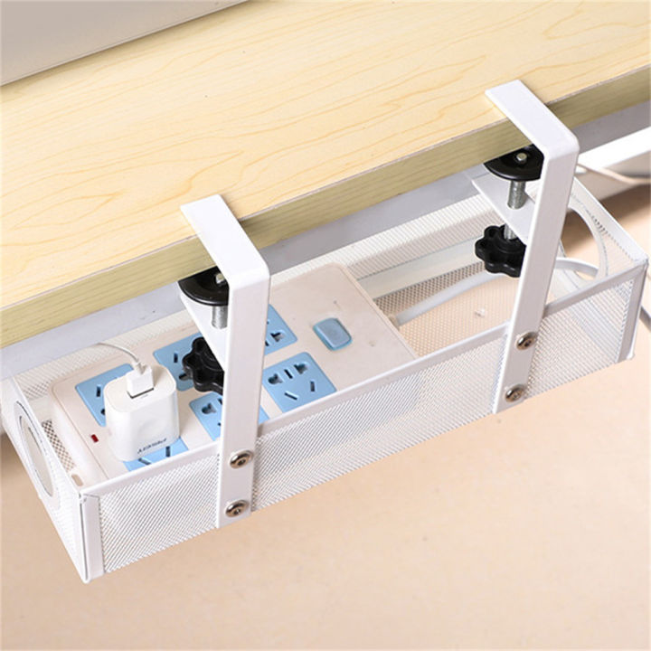 Sleek%20Design%20Cable%20Management%20Box%20Clutter-Free%20Space-Saving%20Easy-To-Install%20Under%20Desk%20Tray%20Compact%20Cable%20Organizer%20for%20Home%20-%20Image%208