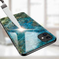Phone Case for Samsung Galaxy S24 Back Cover Fashion Marble Hard Tempered Glass Protector Soft Silicone Cover For Samsung Galaxy S24 Ultra Plus Cover Cases. 