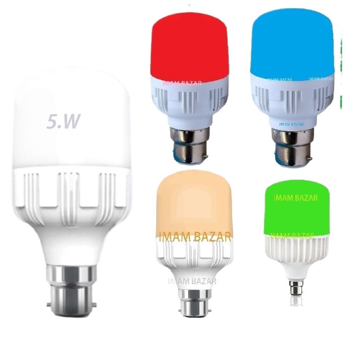 5 Watt LED Light AC 220V Base B-22