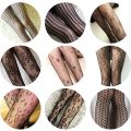 24 Design Women Fishnet Tights Female Punk Grid Hollow Out Nets Panty Hose Silk Stockings Tattoo Mesh Pantyhose Summer Honoria. 