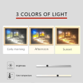 3D Anime Figure Sunshine Night Light Art Painting Design 3 Colors Wood Photo Frame Light Bedroom Decoration Atmosphere Desk Lamp. 