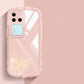 Tokifu for VIVO V30 Pro Cover TPU silicone lens all inclusive fall proof Shockproof Solid Color Macaron Oval Lens Protection Phone back Case.