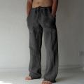 Men Pants Casual Stylish Flying Bird Print Lace-up Mid Waist Vintage Long Pants Male Trousers Streetwear Spring Autumn. 