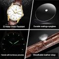Automatic Watch Fashion Stainless Steel Business Casual Wateproof  Watch  for Men. 