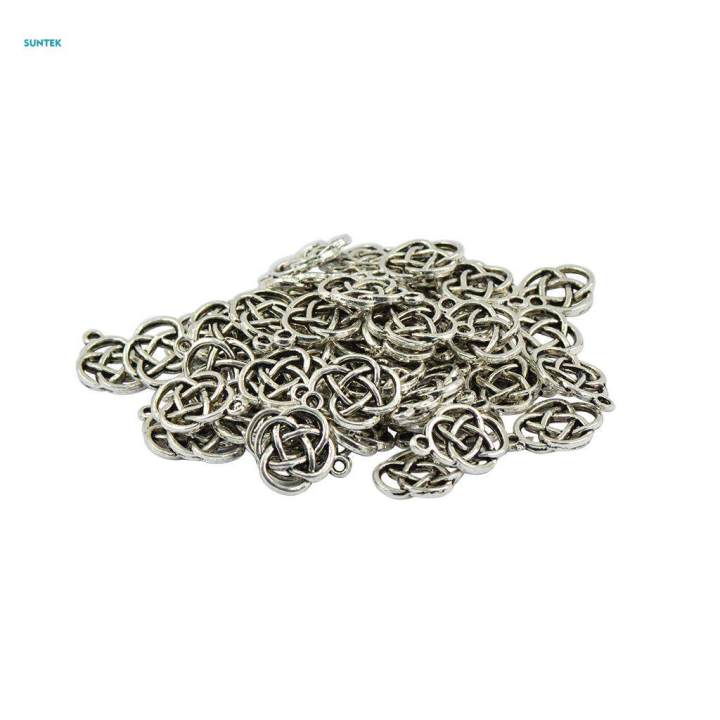 2x50%20Pieces%20Tibetan%20Knot%20Jewelry%20Making%20Charms%20Pendant%20DIY%20Craft%20-%20Image%205