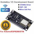 ESP8266 based Wireless module CH340G NodeMcu V3 LoLin Lua WIFI Internet of Things Connector Development Board replace Arduino Uno R3 Arduino Mega ESP-12E. 