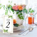 Acrylic Stands Clear Place Card Holders with Card Slot Table Numbers Display Stands Wedding Sign Holders (12 Pieces). 