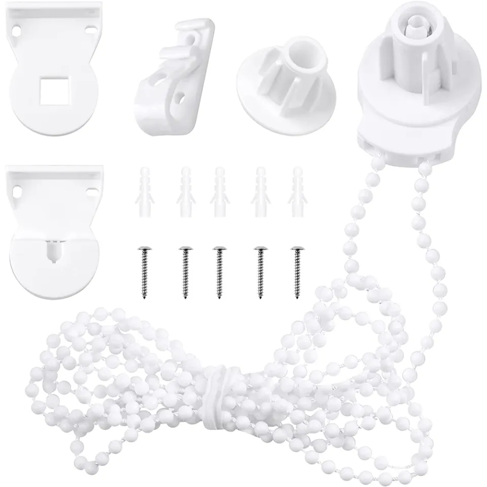 Window Blind Rope Bracket 32mm Roller Blind Brackets With Chain White - Complete Repair Kit For ...