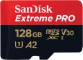 SanDisk Extreme Pro SDXC UHS-I U3 A2 V30 128GB + Adapter. 