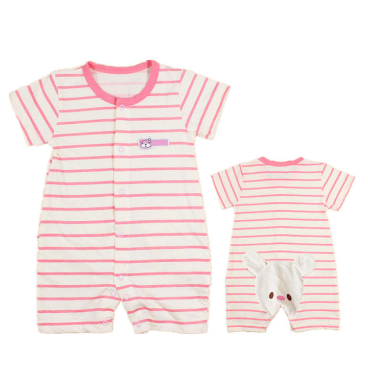 Children's%20clothing,%20summer%20jumpsuit,%20short%20sleeved%20pure%20cotton%20baby%20romper,%20boys%20aged%200-2,%20crawling%20clothes,%20thin%20style%20-%20Image%202