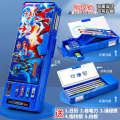 Password lock stationery box fingerprint unlock high tech pencil case boys' and children's multifunctional password with new features.