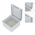 ABS Junction Box, Large Space IP67 Waterproof Hinge Cover Electrical Project Box for DIY Electronic Devices. 