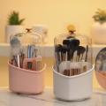 Lipstick And Eyebrow Pencil Holder With Lid Eye Shadow Storage Container With Lid Rotating Cosmetic Storage Box Lipstick And Eyebrow Pencil Storage Box Makeup Brush Holder With Lid. 