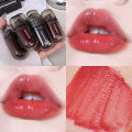 Cherry Mirror Water Light Lip Gloss Crystal Jelly Long Lasting Moisturising Lipstick Translucent Red Lip Tint. 