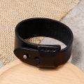 Modyle Punk Vintage Men Genuine Leather Bracelets Wide Black Brown Cuff Wrap Bracelets Bangles for Women Men Jewelry Gifts. 