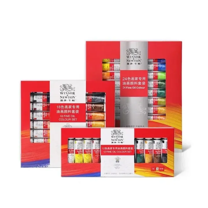 Winsor%20Newton%2012/18/24%20Colors%20Professional%20Color%20Oil%20Paints%2012ml%20Tube%20Painting%20Pigments%20With%20Brush%20And%20Palette%20Art%20Supplies%20-%20Image%205