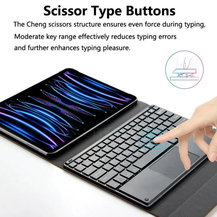 Touch%20Keyboard%20Case%20for%20Redmi%20Pad%20SE%2011%20Inch%202023%2010.61%20Mi%20Pad%206%205%20Pro%20Wireless%20Bluetooth%20Keyboard%20Mouse%20Cover%20-%20Image%203