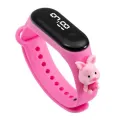 Carton Style Children's Watch LED Display Electronic Digital Watch Cartoon Girls Boys Wrist Watch Children's Gifts. 