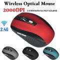 Bluetooth Mouse Wireless 2.4GHz RatonWireless Adjustable DPI 6 Button Optical Mouse with USB Receiver Computer PC Accessories.