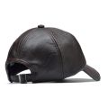 Fashion Men Leather Baseball Cap Hip Hop Casual Adjustable Winter Warm Hat Snapback Hat PU Leather Trucker Caps gorras.