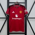 Manchester United F.C. 2025/26 Home Kit Fan Edition Short Sleeve Jersey. 