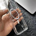 Spigen Clear Magnetic For Magsafe Wireless Charge Case For iPhone 14 Pro Max 14 Pro 14 14 PlusTransparent Hard Back Cover. - Phone Back Cover. 