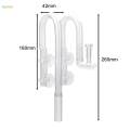 Aquarium Lily Pipe Tubing Inflow Outflow Easy to Install Lily Pipe Inflow 16mm Clear. 