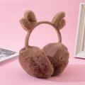 Plush Earmuffs Cute Faux Foldable Ear Warmers Cashmere Antler Ear Covers for Winter Women Girls Children Outdoor. 