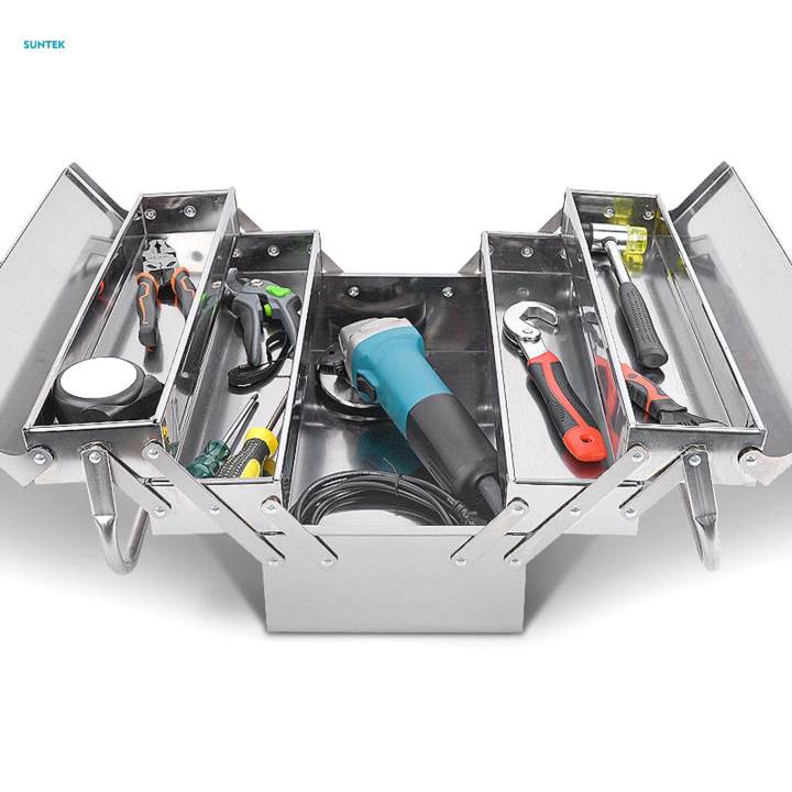 Tool Box Lockable Tool Organizer for Garage Household Mechanical Repairs 420mm Three layers