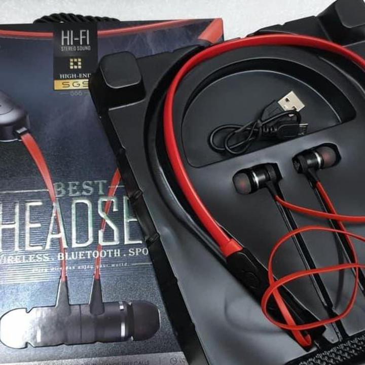 HI-FI Stereo Sound Bluetooth Headset - SGS-666/Real picture