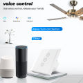 SMATRUL - WiFi Fan Ceiling Touch Switch - Timer Control Regulator Switch - 110 220V - work for Alexa/Google Home.