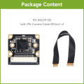 Waveshare IMX219 Camera Module For Raspberry Pi 5, 8MP, MIPI-CSI Interface, Options For 79.3° / 120° FOV, IMX219 Sensor. 