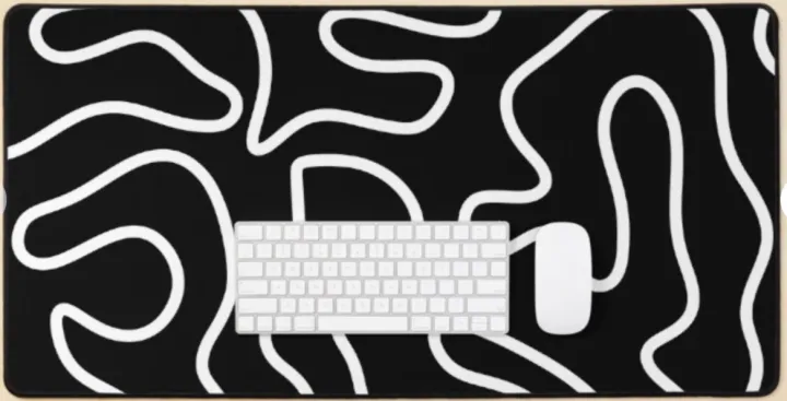 WHITE%20&%20BLACK%20Large%20Gaming%20Mouse%20Pad%2090x40cm%20(35.4x15.7in)%20-%20Non-Slip%20Rubber%20Base%20Desk%20Mat%20&%20Keyboard%20Pad%20for%20Gaming,%20Office%20-%20-%20Image%205