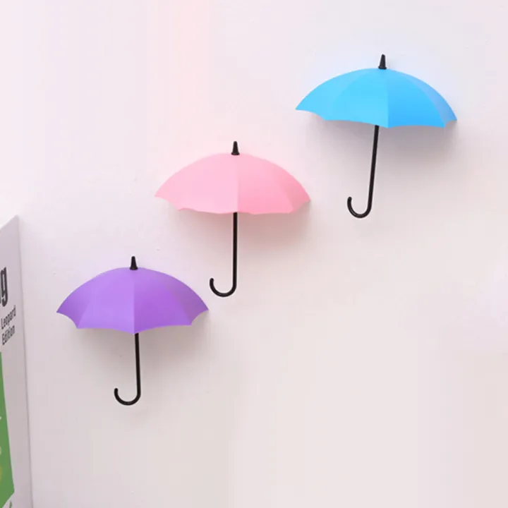 3Pcs%20Cute%20Umbrella%20Wall%20Hook%20Key%20Hanging%20Bag%20Brush%20Holder%20Decorative%20Organizer%20-%20Image%206