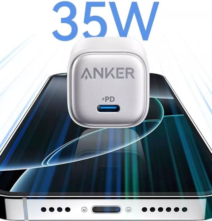 Anker Zolo 35W PD PPS GAN ( For iPhone/Samsung/Pixel )