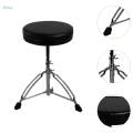 Drum Throne Round Seat Padded Stool Comfortable Padded Seat Drum Stool for Performers Performance. 