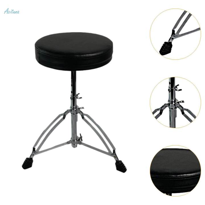 Drum%20Throne%20Round%20Seat%20Padded%20Stool%20Comfortable%20Padded%20Seat%20Drum%20Stool%20for%20Performers%20Performance%20-%20Image%203