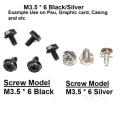 M5x10 Pc Case Screws 10 PCS for Fan. 