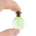 2Pcs Mini Glass Bottles Wishing Bottle with Corks Tiny Jars Vials Storage Bottle.